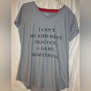 No Boundaries womens "Kids have sports" tshirt